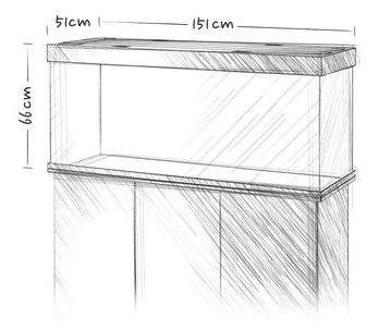 Akwarium Juwel Rio 450 LED białe