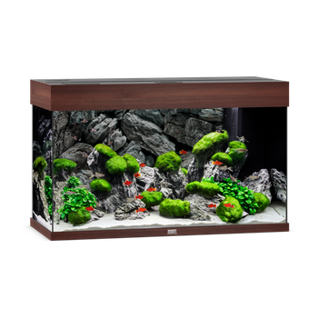 Akwarium Juwel Rio 125 ciemne drewno HeliaLux Spectrum