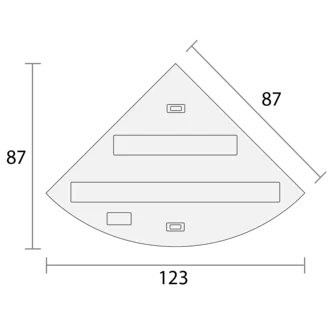 Akwarium Juwel Trigon 350 LED białe