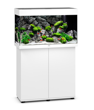 Juwel Rio 125 LED białe akwarium z szafką